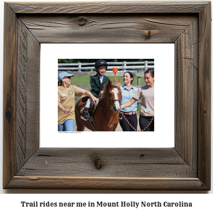 trail rides near me in Mount Holly, North Carolina